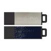 Outlet Centon DataStick Pro2 64GB USB 3.0 Type-A Flash Drives, Silver/Navy, 2/Pack (C1-U3P017-64G-2)