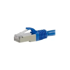 C2G Cables to Go C2G ® 791 1' RJ-45 Male/Male Cat6 Snagless Shielded Ethernet Network Patch Cable, Blue