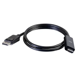 C2G Cables to Go C2G 50194 6' DisplayPort/HDMI Audio/Video Cable, Black