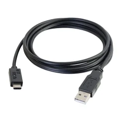 C2G Cables to Go C2G 6' USB C Male/A Male, Black (28871)