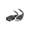 C2G Cables to Go C2G 3m USB 2.0 A Male to A Female Extension Cable for Laptops and Mobile Devices - Black (9.8ft)