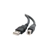 C2G Cables to Go C2G 1m USB 2.0 A/B Cable - Black (3.3ft)