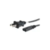 C2G Cables to Go C2G 2-Slot Non-Polarized, Power Cable, 6 Ft
