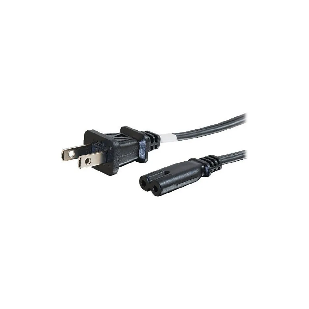 C2G Cables to Go C2G 2-Slot Non-Polarized, Power Cable, 6 Ft (27398)