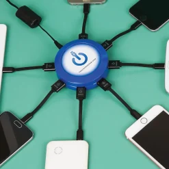 USB Charging Station for Multiple Brands, Blue (CRGRD-X7-004)<ChargeHub Clearance