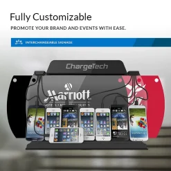 USB Charging Station for Most Smartphones, Black (CT-300061)<ChargeTech Best