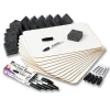 Dry Erase*CLN Charles Leonard® Dry Erase Dual Sided Magnetic Lapboard Class Pack, 9" x 12" (CHL35040)