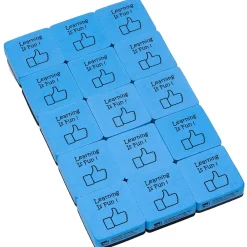 Dry Erase*Educators Resource Charles Leonard Dry Erase Lap Board Jumbo Classroom Pack, 30 Boards, 30 Dry Erase Markers, 30 Multipurpose Erasers (CHL35090)