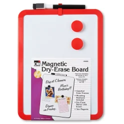 Dry Erase*CLN Charles Leonard Magnetic Dry Erase Board, 8 1/2
