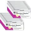 Staples|Charles Leonard Standard Staples, 1/4" Leg Length, 5000 Staples/Box, 20 Boxes (CHL84500-20)