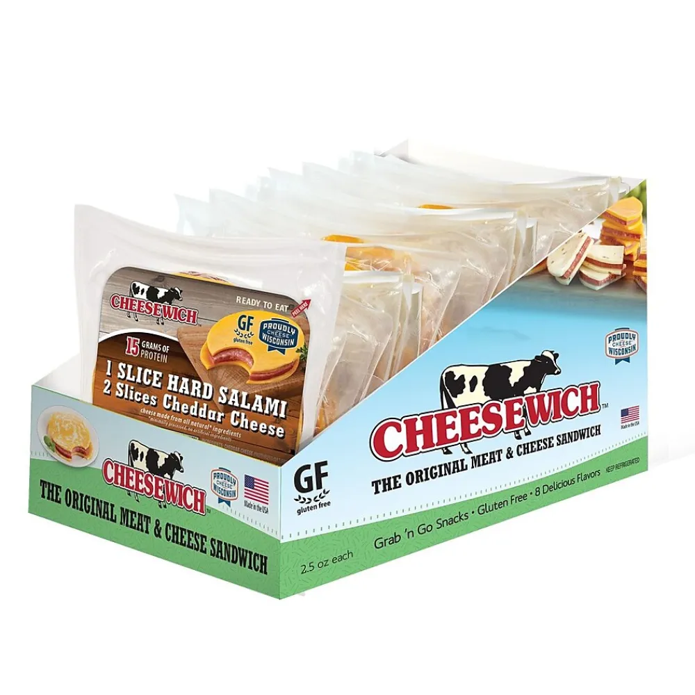 Cheesewich Cheddar & Hard Salami , 16/ Pack (366-00002)