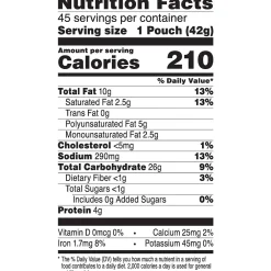 Cheez-It White cheddar Crackers, 1.5 oz., 45 Packs/Box (KEE10893)