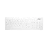 Hot Cherry AK-C8112 Medical Wireless Ergonomic Keyboard, White (AK-C8112F-FUS-W/US)