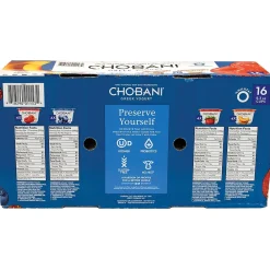 Chobani Greek Yogurt Variety Pack, 5.3 oz., 16/Pack (01153)