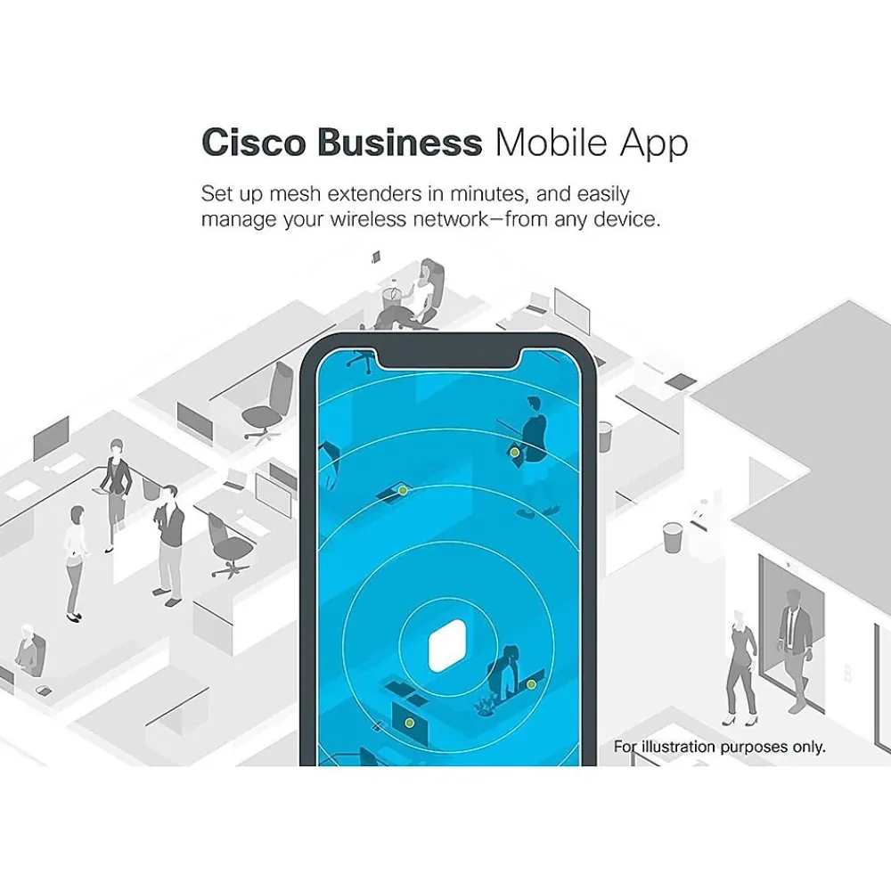 Discount Cisco 100 802.11ac 2x2 Wave 2 Mesh Extender, Wall-Plug, Gray (CBW143ACM-B-NA)