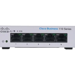 Clearance Cisco 110 5-Port Gigabit Ethernet Unmanaged Switch, Silver (CBS1105TDNA)