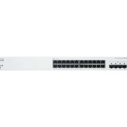 New Cisco 220 24-Port Gigabit Ethernet Managed Switch, Silver (CBS22024T4GNA)