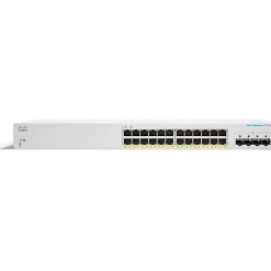 Hot Cisco 220 24-Port Gigabit Ethernet Managed Switch, Silver (CBS22024P4GNA)