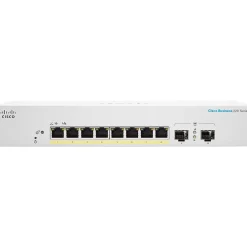 Cisco 220 8-Port Gigabit Ethernet Managed Switch, Silver (CBS2208FPE2GNA)