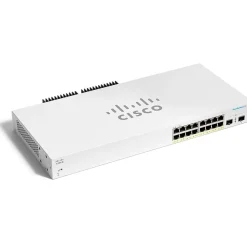 New Cisco 220 16-Port Gigabit Ethernet Managed Switch, Silver (CBS22016P2GNA)