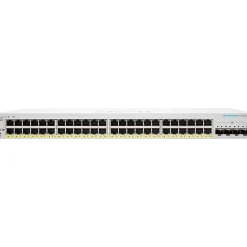 Hot Cisco 220 48-Port Gigabit Ethernet Managed Switch, Silver (CBS22048FP4XNA)