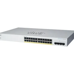 Clearance Cisco 220 24-Port Gigabit Ethernet Managed Switch, Silver (CBS22024FP4GNA)
