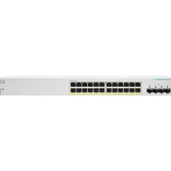 Clearance Cisco 220 24-Port Gigabit Ethernet Managed Switch, Silver (CBS22024FP4GNA)