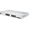 Hot Cisco 250 24-Port Gigabit Ethernet Managed Switch, Silver (CBS25024T4GNA)