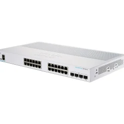 Discount Cisco 350 24-Port Gigabit Ethernet Managed Switch, Silver (CBS35024T4XNA)
