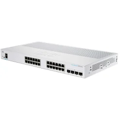 Hot Cisco 250 24-Port Gigabit Ethernet Managed Switch, Silver (CBS25024P4XNA)