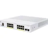 New Cisco 350 16-Port Gigabit Ethernet Managed Switch, Silver (CBS35016PE2GNA)