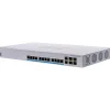 Clearance Cisco 350 12-Port Gigabit Ethernet Managed Switch, Silver (CBS35012NP4XNA)