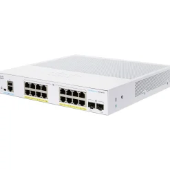 Hot Cisco 250 16-Port Gigabit Ethernet Managed Switch, Silver (CBS25016P2GNA)