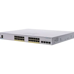 Discount Cisco Business 350 Series 28-Port Gigabit Ethernet Managed Switch, Silver (CBS350-24FP-4X-NA)