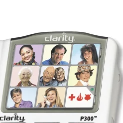 Clarity P300 Amplified Corded Photo Phone, White (CLAP300)