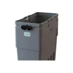 LeanStream Plastic Dual-Stream Recycling Station, 46 Gallon, Gray (LS2-001)<CleanRiver Discount