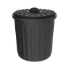 Mini Plastic Trash Can, 0.4 Gallon, Black (MB-BK)<CleanRiver Hot