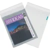 Clearance Partners Brand Clear View Poly Mailers, 6" x 9", Clear/White, 100/Case
