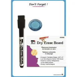 Dry Erase*CLI Don't Forget Magnetic Mini Dry Erase Board, 6.25" x 9", 12/Box (CHL35600ST)