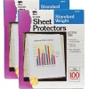 Sheet Protectors|CLI Standard Sheet Protector, 8.5" x 11", Clear, 100/Box, 2 Boxes (CHL48241-2)