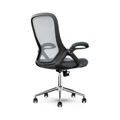 Ergonomic Chairs*Click365 Ergonomic Fabric/Mesh Swivel Task Chair, (CCHR10003B) Gray