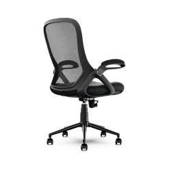 Ergonomic Chairs*Click365 Ergonomic Fabric/Mesh Swivel Task Chair, (CCHR10003A) Black