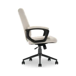 Ergonomic Chairs*Click365 Transform 3.0 Ergonomic Vegan Leather Swivel Desk Chair, (CCHR10008C) White