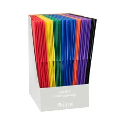 Pocket Folders|C-Line Heavy Duty 3-Hole Punched 2-Pocket Portfolio Folders, Assorted Colors (CLI33960)