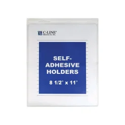 Sheet Protectors|C-Line Job Ticket Holders, 8-1/2" x 11", Clear, 50/Box (70911)