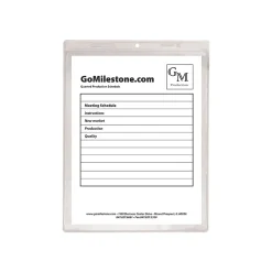 Sheet Protectors|C-Line Job Ticket Holders, 9" x 12", Clear, 50/Box (80912)