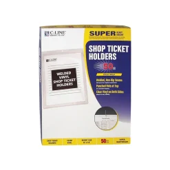Sheet Protectors|C-Line Job Ticket Holders, 9