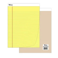 Notepads|C-Line Notepad, Wide Ruled, Yellow, 12 Pads/Bundle (CLI25106-12)
