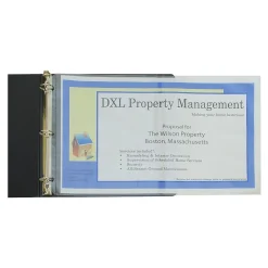 Sheet Protectors|C-Line Panoramic Fold-Out Sheet Protectors, Heavyweight, 11