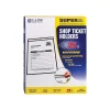 Sheet Protectors|C-Line Vinyl Job Ticket Holders, 8-1/2" x 11", Clear with Black Edges25/Box (46911)